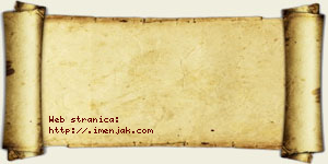 Jesenka Osmanagić vizit kartica